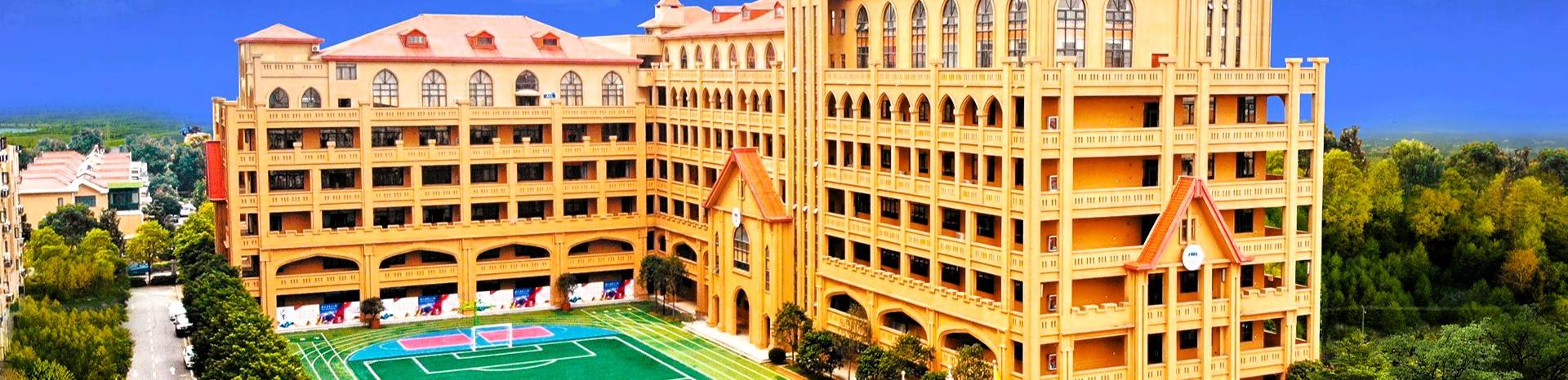 Wuhan Aoxin Elite School banner