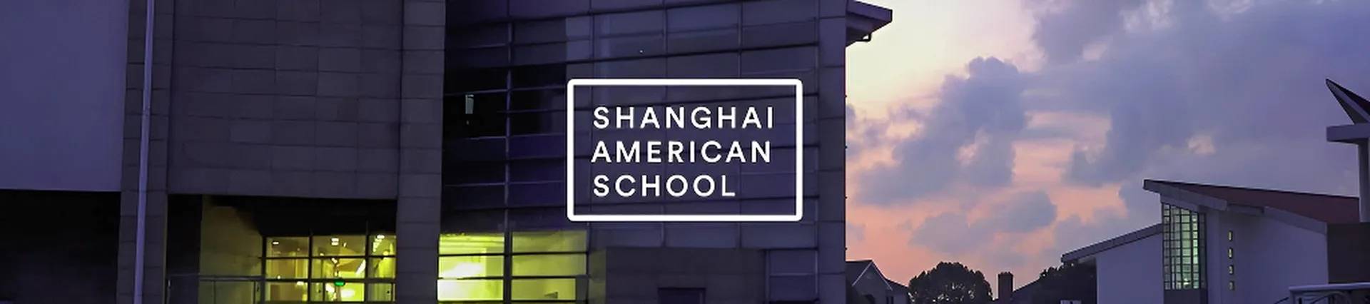 Shanghai American School banner