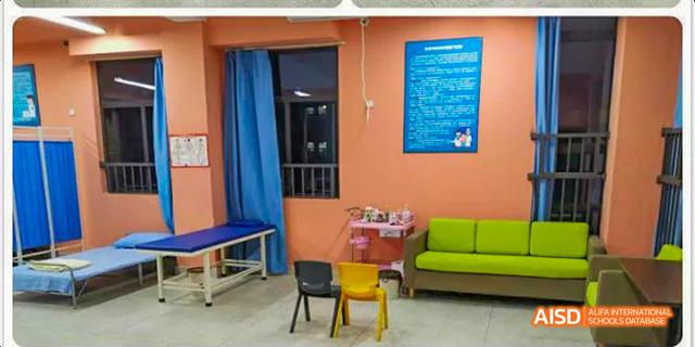 Fuzhou Concord College of Sino-Canada student health clinic room