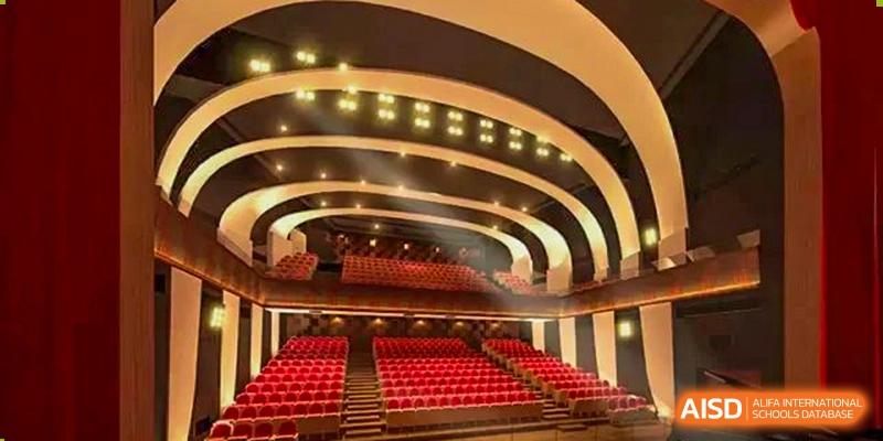 The auditorium at Dulwich College Shanghai Puxi.