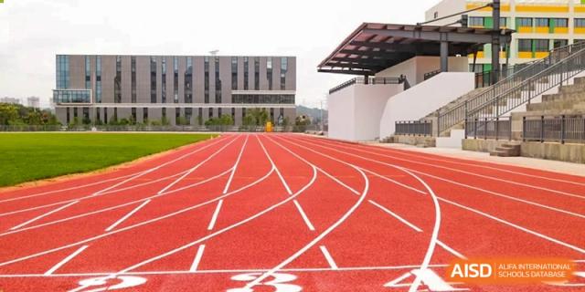 A running track at Kunming World Youth Academy.